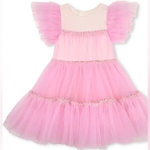 Billie Blush Pink Sequin Tutu Dress